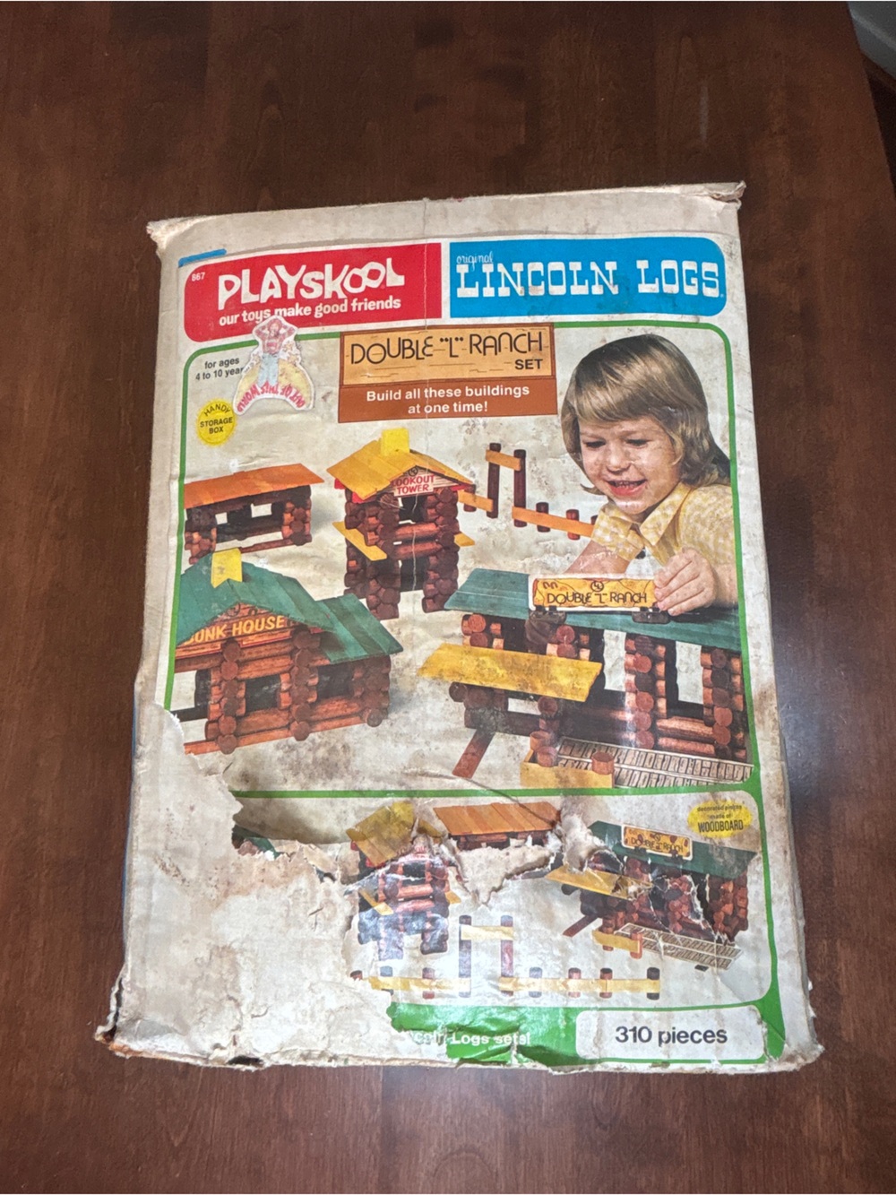 Playskool Lincoln Logs Double 'T' Ranch Set